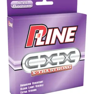 Dagaanbieding P-Line CXX X-Tra Strong Hi-Vis Clear Fluorocent 12lb