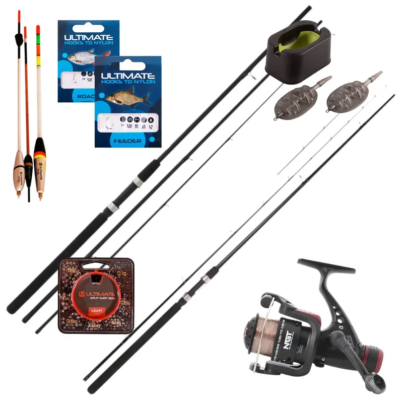Betrouwbaar NGT Allround Feeder & Match Set: klaar voor de witvisserij!