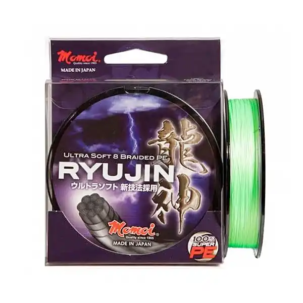 Momoi PE RYUJIN Lime Green Gevlochten Lijn 130m 0.12mm Hoge Kwaliteit