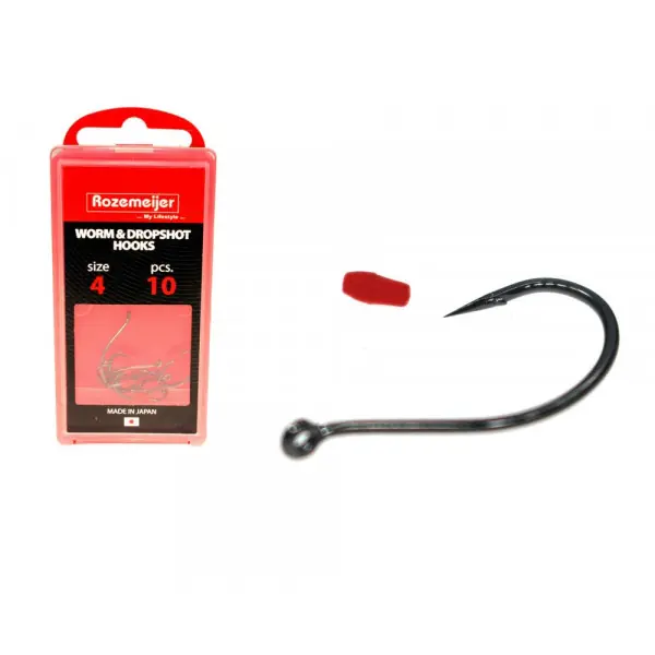 Favoriet Rozemeijer Worm & Dropshot Hooks (10pcs) 4