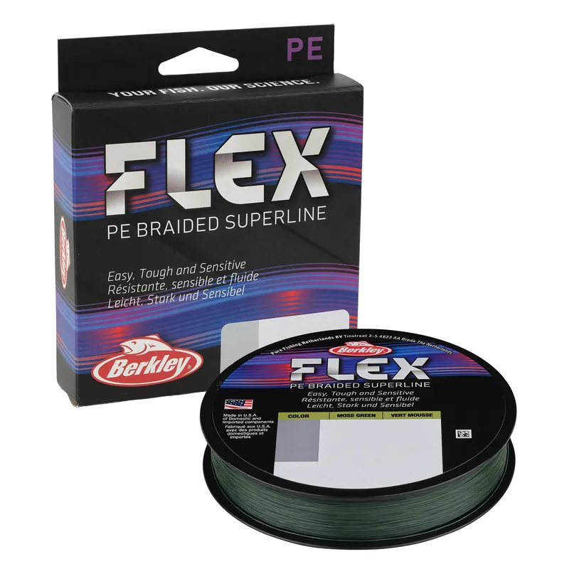 Berkley Flex Braid Gevlochten Lijn (275m) 0.18mm Tijdelijk Beschikbaar