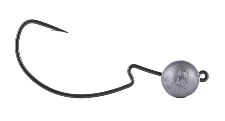Hoge Kwaliteit BKK Silent Chaser 1X EWG Round Head Loodkop #1/0 1.8g