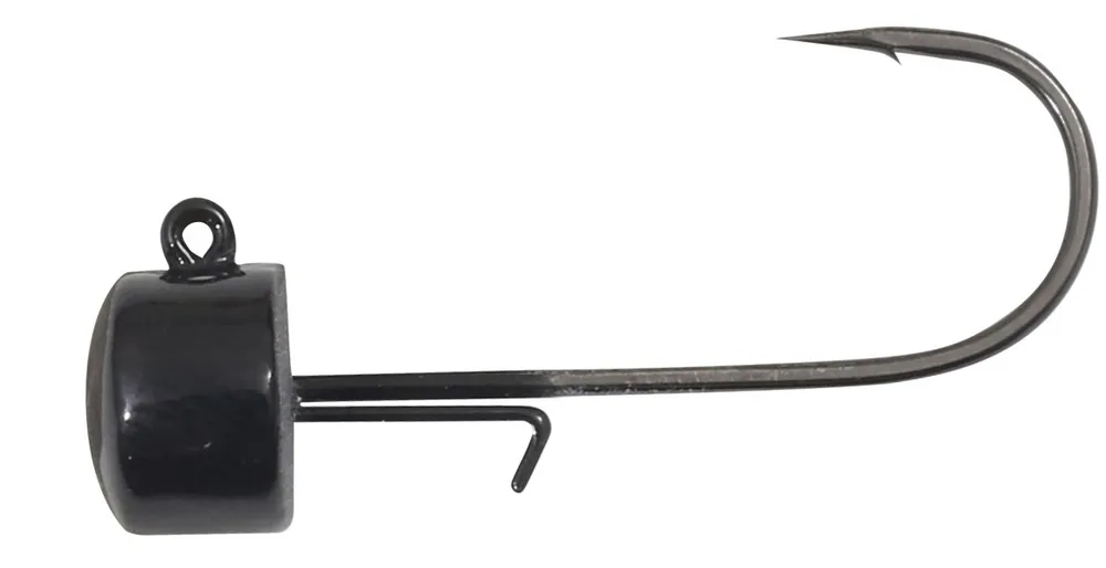 Northland Nedster Jig Loodkop 3.54g #1/0 Hk (3Pcs) Black Betrouwbaar