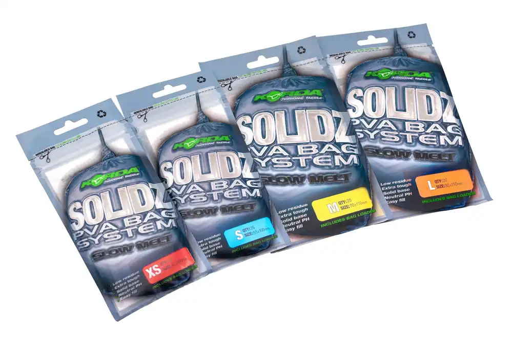 Must-Have Korda Solidz Slow Melt PVA Bags S (25 stuks)