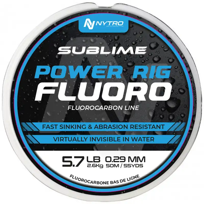 Bestel Nu Nytro Sublime Power Rig Fluoro 50m 0.19mm/2.3kg
