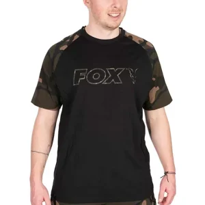 Weekendaanbieding Fox Black/Camo Outline T-shirt L