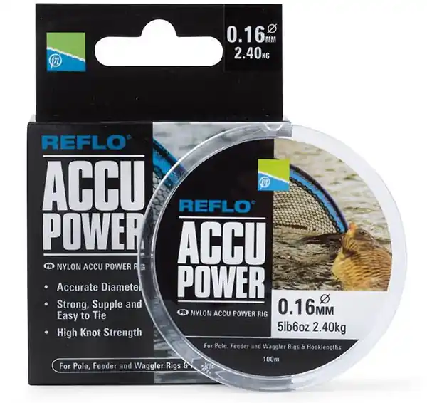 Preston Accu Power 100m 0.12mm (1.46kg) Seizoensaanbieding