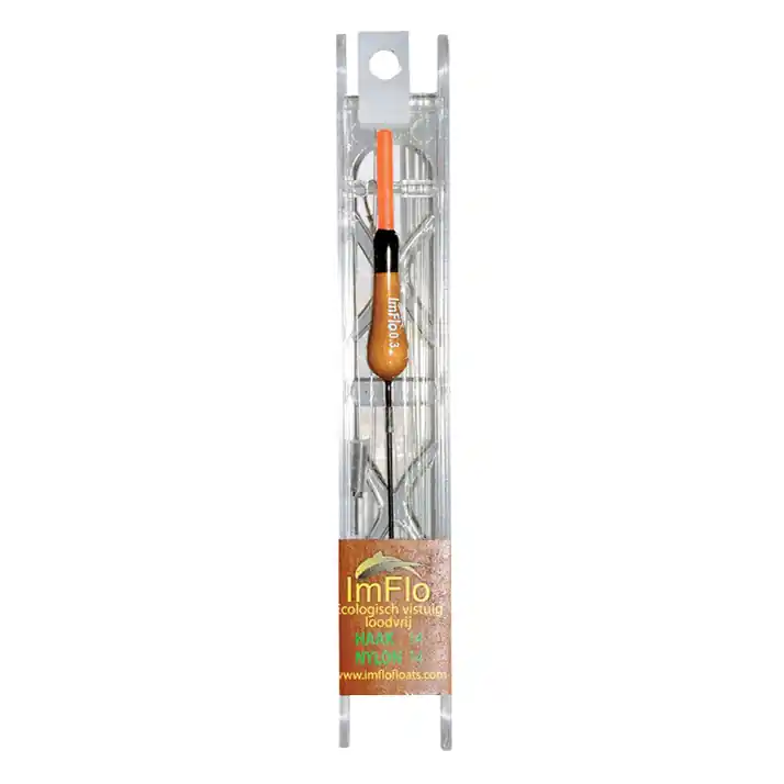 ImFlo Ecologisch Loodvrij Vistuig 502 - Haakmaat 14/ Lijndikte 0.14mm (0.3g) Betaalbaar