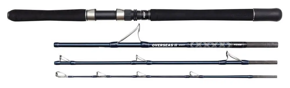 Penn Overseas II Boat 210 Boothengel 2.10m (4-delig) 30-50lb Lijnsterkte Seizoensaanbieding