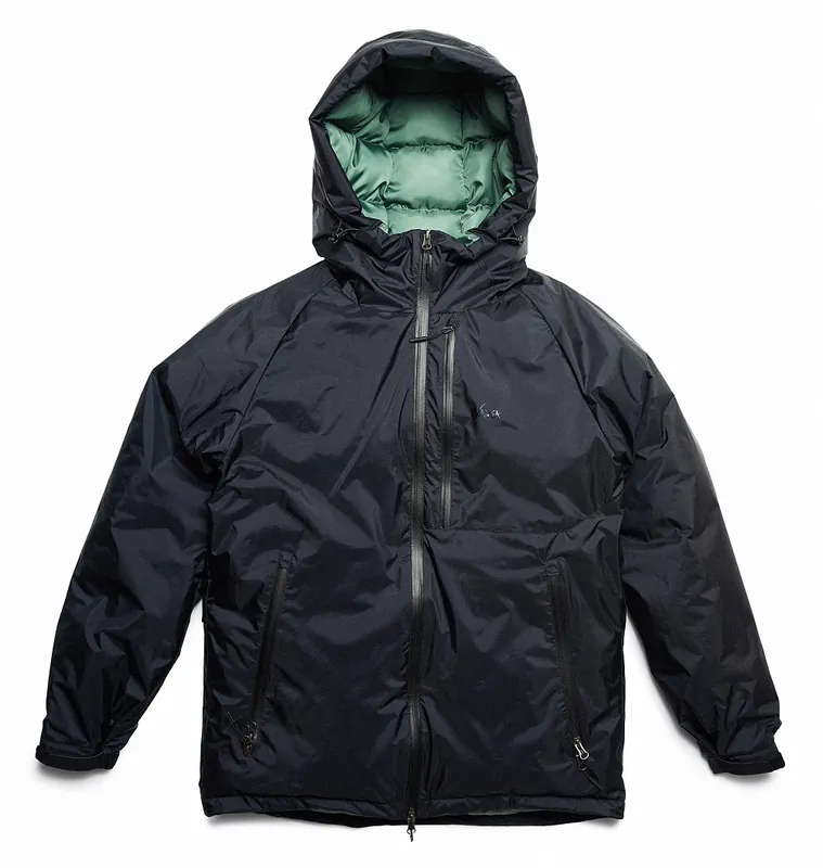Spro Aurora Down Jacket Black Moss Green L Tijdelijk Beschikbaar