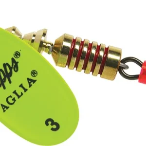 Direct Beschikbaar Mepps Aglia Spinner Fluo Chartreuse 10g
