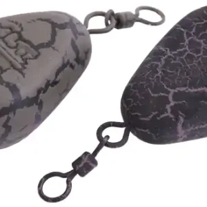 20 x Ultimate Camo Flat Pear Swivel Lead 57gr Koop Online