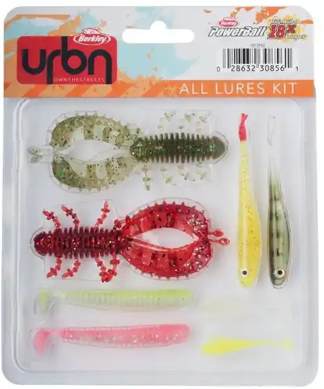 Berkley URBN Kit All Lures Softbait (8pcs) Lage Prijs