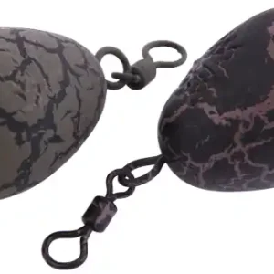 Ultimate Camo Pear Swivel Lead - 2 stuks 57g Hete Deal