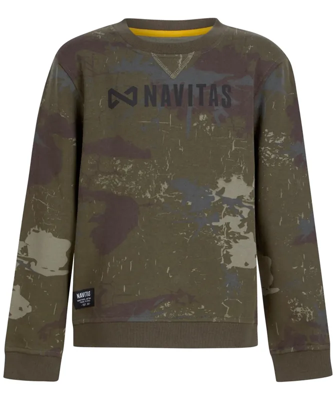 Op = Op Navitas Kids Camo Identity Sweatshirt leeftijd 5-6 jaar