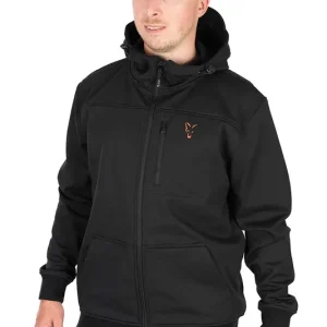 Fox Collection Soft Shell Jas Black/Orange XXL Lage Prijs