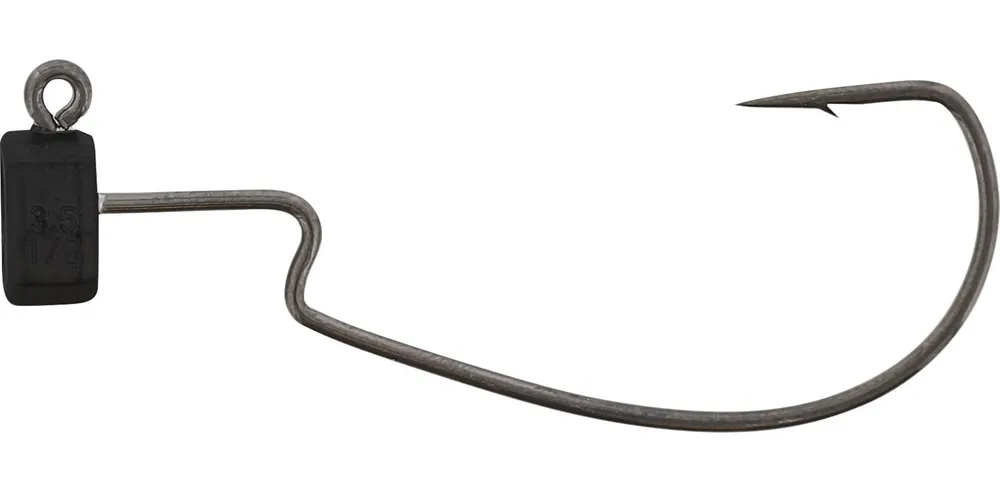 Westin Offset Ned Jig Head Black Nickel Tungsten #1/0 (2 stuks) 3.5g Seizoensaanbieding