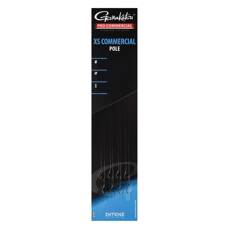 Gamakatsu Coarse XS Commercial Pole Onderlijn 20cm (8 Stuks) 12 Veilige Betaling
