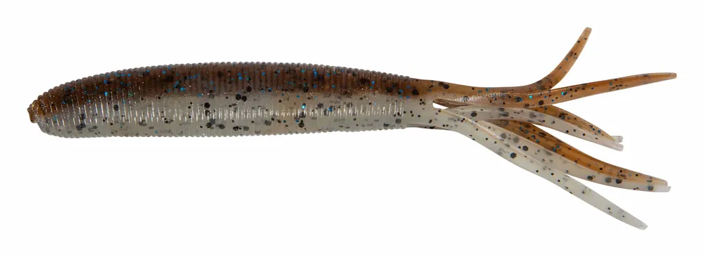 Ultimate Wavetail Shad 11.5cm (8 Stuks) Brown Pearl Finale Uitverkoop
