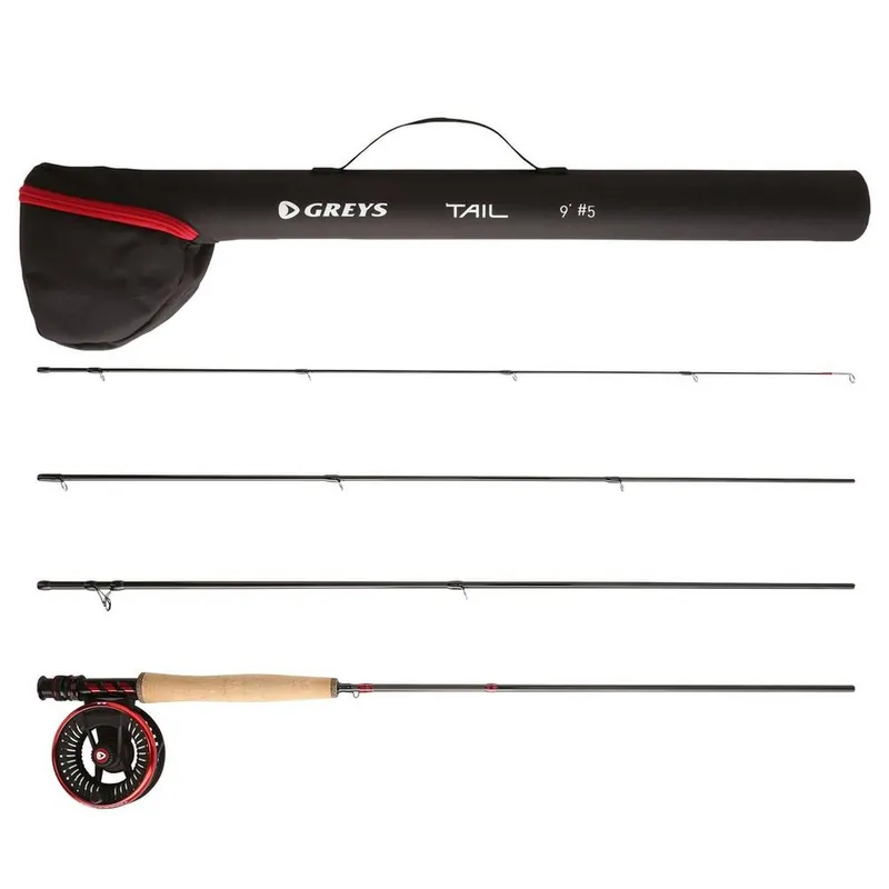 Merkproduct Greys Tail Combo Vliegvishengel Set 10ft (7wt)