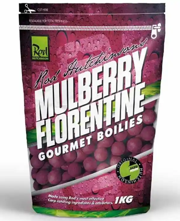 Laatste Versie Rod Hutchinson Mulberry Florentine Boilies 15mm 1kg