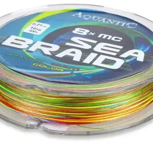 Aquantic 8x MC Sea-Braid 300m multicolor 0.26 mm Tijdelijk Beschikbaar