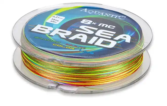 Aquantic 8x MC Sea-Braid 300m multicolor 0.26 mm Tijdelijk Beschikbaar