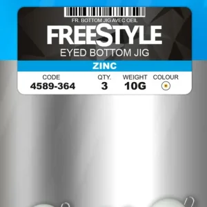 Seizoensaanbieding Spro Freestyle FS Eyed Bottom Jig Glow White Loodvrij 10gr