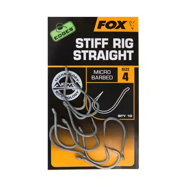 Exclusieve Aanbieding Fox Edges Stiff Rig Straight Hooks 6
