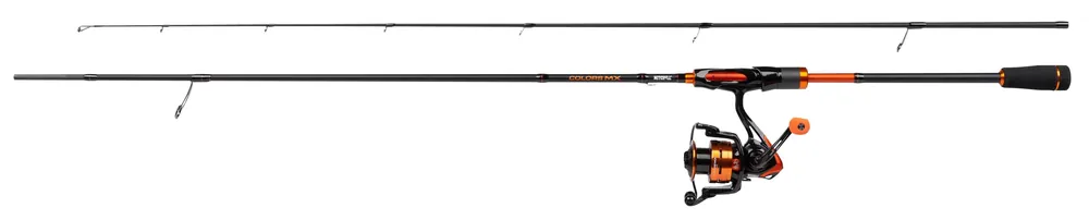 Mitchell Colors MX Spin Combo Orange 2.44m (10-45g) Hoge Kwaliteit