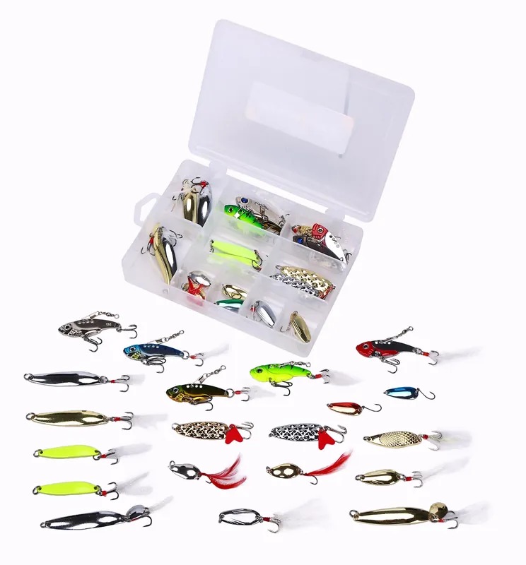 Bestel Nu Fish4All Metal Lure Box (21pcs)