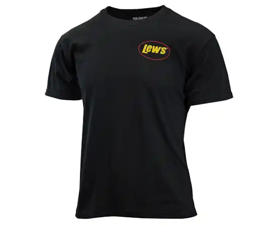 Lew's Short Sleeve Black T-Shirt M Voordeelprijs