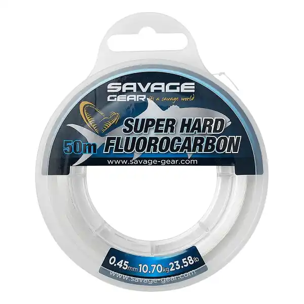 Savage Gear Super Hard Fluorocarbon 45m Hoge Kwaliteit