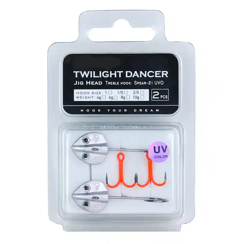 BKK Jig Head Twilight Dancer 6g - Hook 2/0 Voordeelprijs