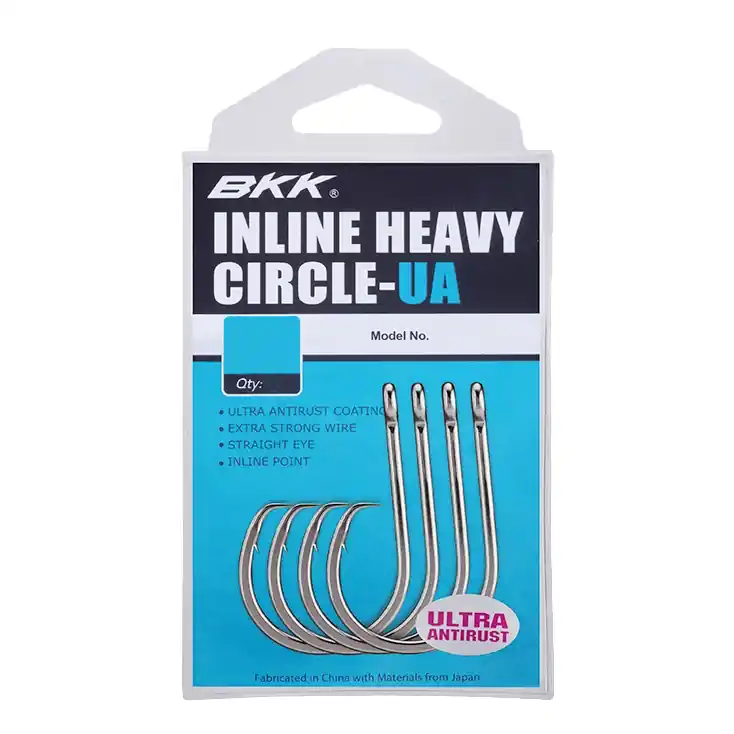 Favoriet BKK UA Inline Heavy Circle Hooks 14/0 (2pcs)