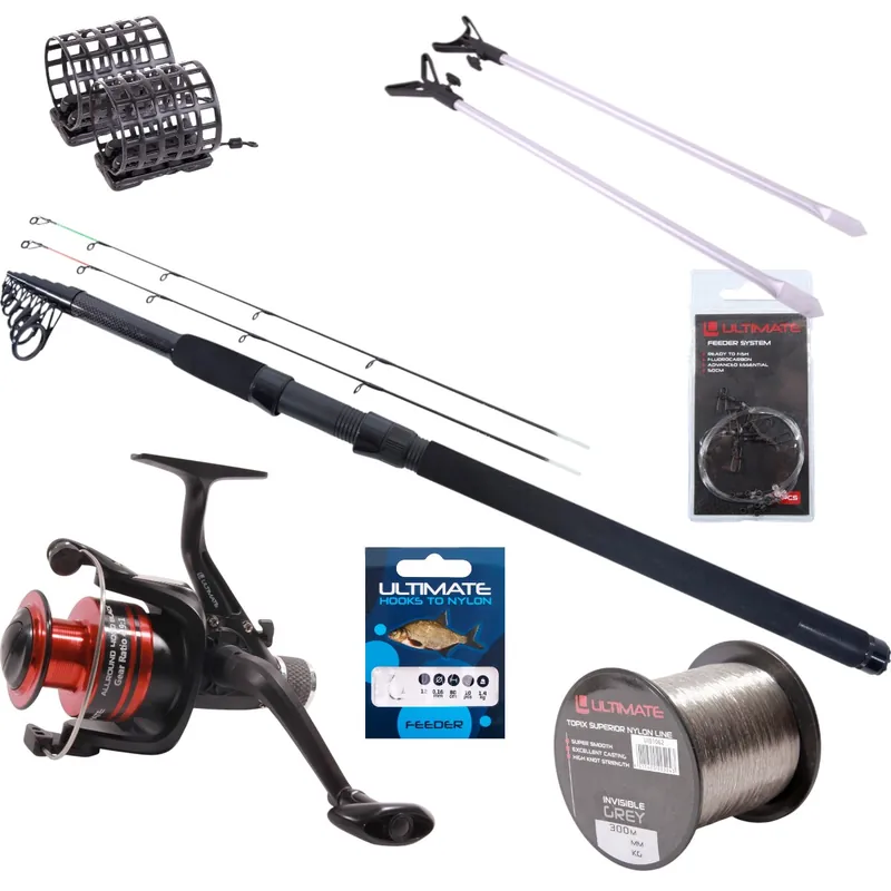 Ultimate Tele Feeder Hengelset 3.30m (-100g) Beste Prijs