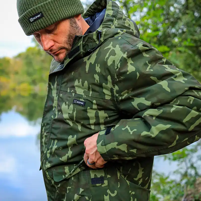 Sonik Heavy Weight Camo Padded Jacket L Alleen Vandaag