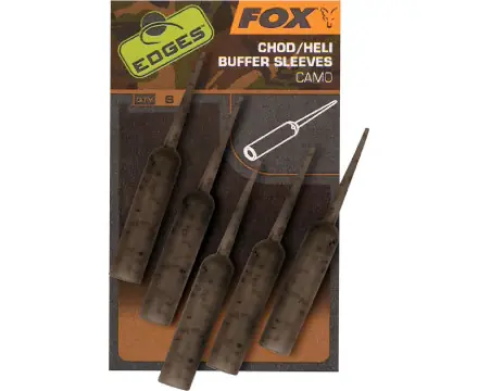 Fox Edges Camo Naked Chod/Heli Buffer Sleeves 6 stuks Bestseller