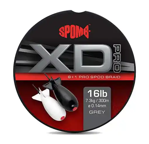 Fabrieksprijs Fox Spomb XD Pro Braid Grey Gevlochten Lijn (300m) 0.18mm (10.9kg)