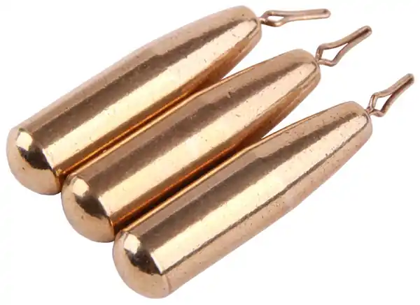 Ultimate Brass Dropshot Weight - 3pcs 7g Seizoensaanbieding