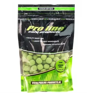 Proline Green Hell Boilies - 1kg 15mm Alleen Vandaag
