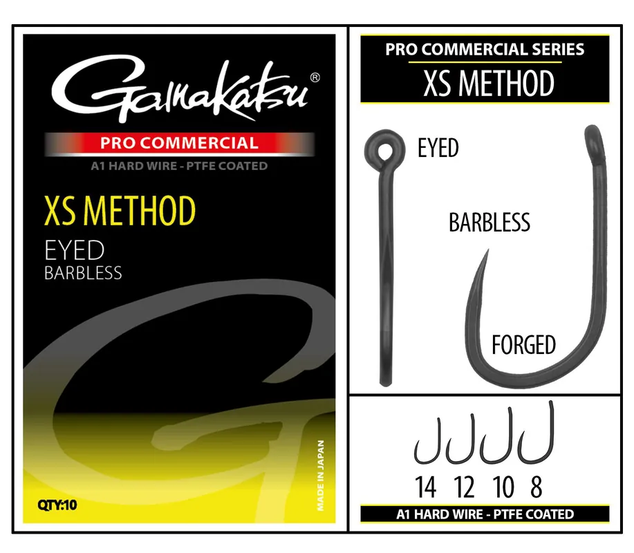Koop Vandaag Gamakatsu Pro-C XS Method A1 PTFE BL Witvis Haak (10 stuks) 8