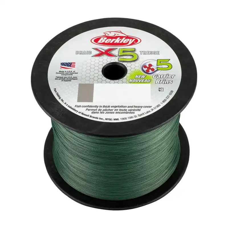 Shop Nu Berkley x5 Gevlochten Lijn Low-Vis Green 2000m 0.12mm (12.1kg)