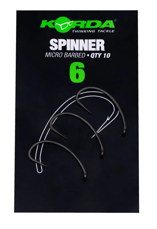 Premium Korda Spinner Weerhaakloos Karper Haken (10 stuks) 4