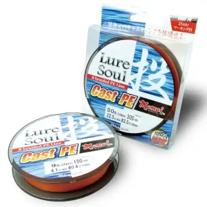 Momoi Luresoul Cast Orange Gevlochten Lijn (150m) 0.14mm Lage Prijs