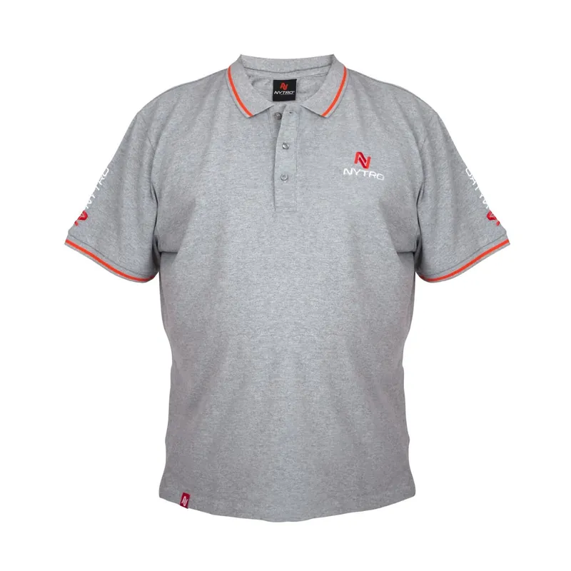 Op = Op Nytro Light Marl Grey Polo Shirt M