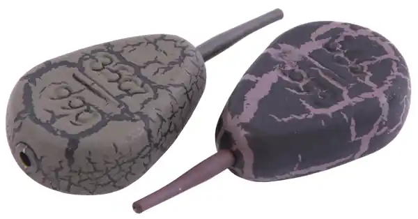 Ultimate Camo Inline Flat Pear Lead - 2 stuks 57g Flitsaanbieding