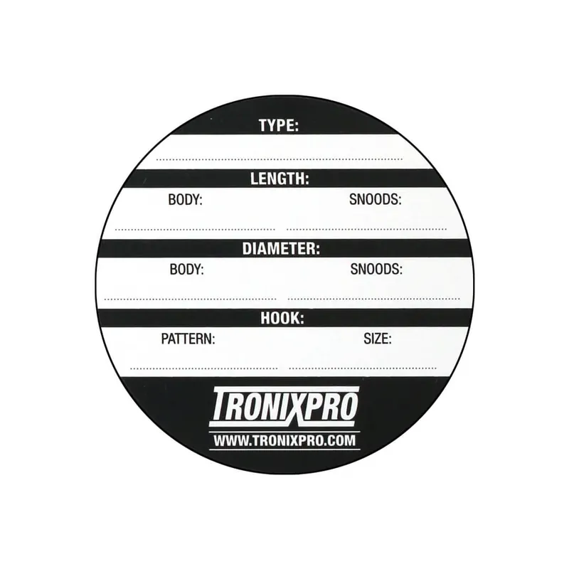 Tronixpro Rig Winder Labels 6.5cm (50 Stuks) Nu Kopen