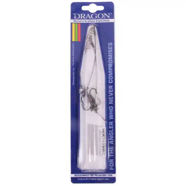 Dragon Screw Stinger met Pin en Enkele Dreg, 2 stuks! 27kg 14cm Size 3/0 Voordeelprijs