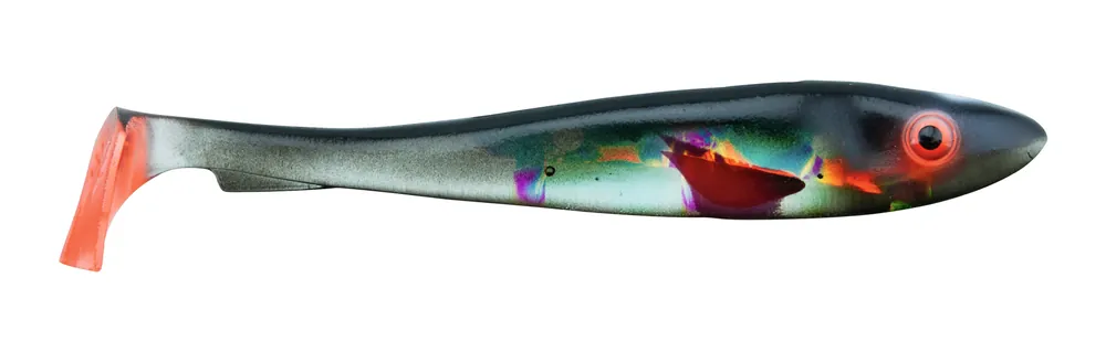 Svartzonker McRubber Flash Shad 17cm Sober Hot Tail (3 stuks) Populair